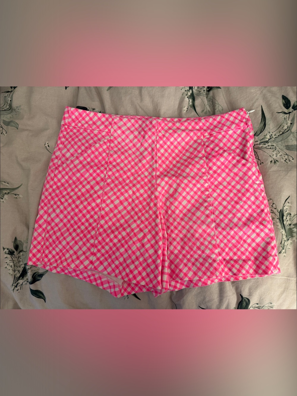 Lilly Pulitzer Pink Gingham Shorts